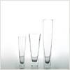 tapered glass vases, R23-1446 h 360, R23-1188 h 400, R23-933 h 575