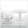 glass cake plates, R19-632 d 225, R16-72 d 300