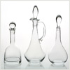 glass decanters, R9-97 750g, R9-253 1 L, R9-358 750g